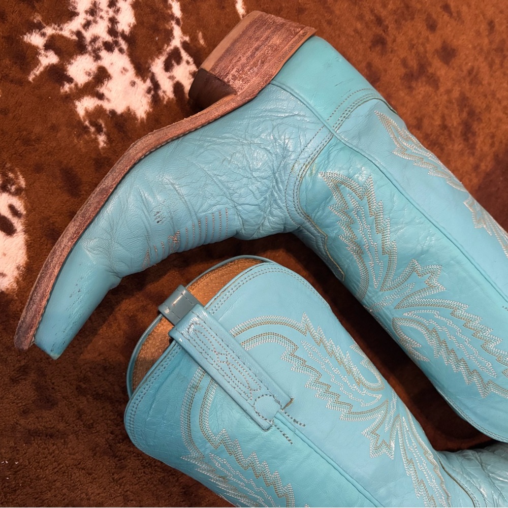 Lucchese Turquoise cowgirl boots
